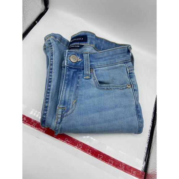 Aeropostale Denim - Aeropostale Mid Rise Flare Jeans Indie Light Wash‎ Blue Denim 000 LXSFBA195